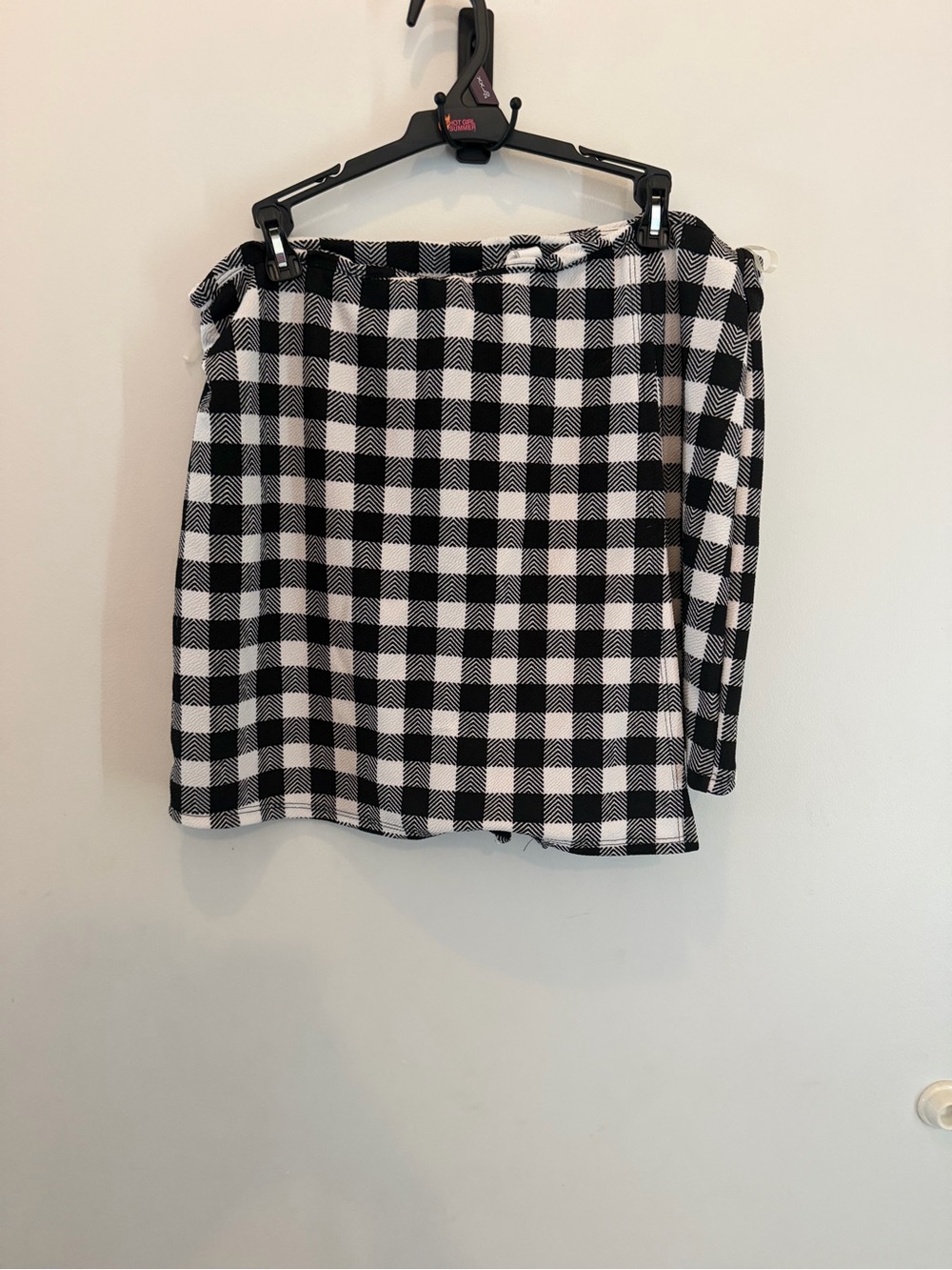 Black & White Checkered Skort - Timeless Buffalo Plaid
